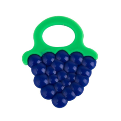 Baby All Silicone Fruit Teether Cute Shape Molar