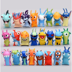 24 Slugterra Children Table Toys Model Q Version Mini Figures Cartoon