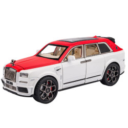 1/22 Mansory Cullinan diecast car jiaye Zinc Alloy Matel Light and Sound Birthday Gifts for Children Collection Pull Back Suvs Toys