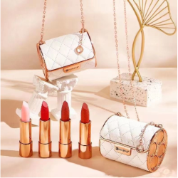 4Pcs Lipstick Set Perfect Bag Gift Matte Velvet Long-Lasting Lip Gloss