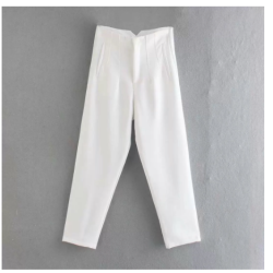 High Waist Trouser WHITE