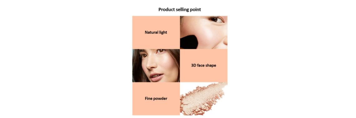 3D Face shape Face Powder Make up