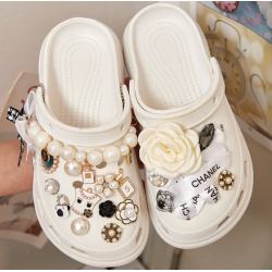 jibbitz charms Pearl Flower Set Shoes Shoe Buckle Accessories ins Fashion Shoelaces crocs Upper Decorations